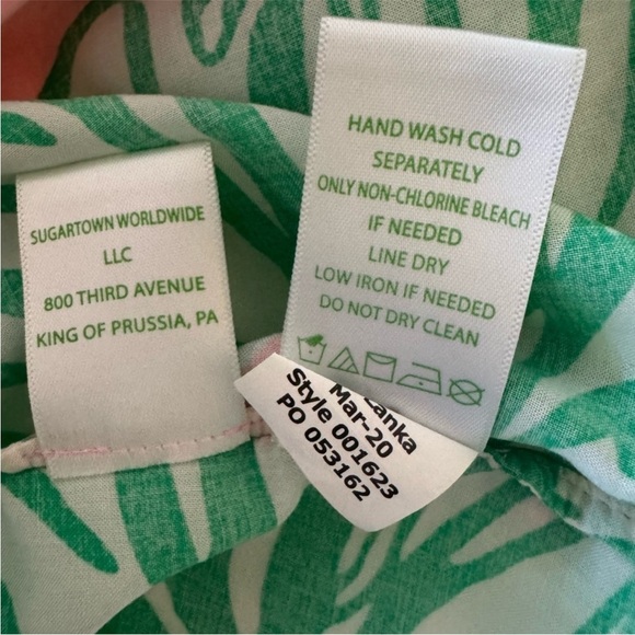 Lilly Pulitzer Nevie Top Off Shoulder Bell Sleeve Summer Blouse, Size XS, NWT - Picture 10 of 10